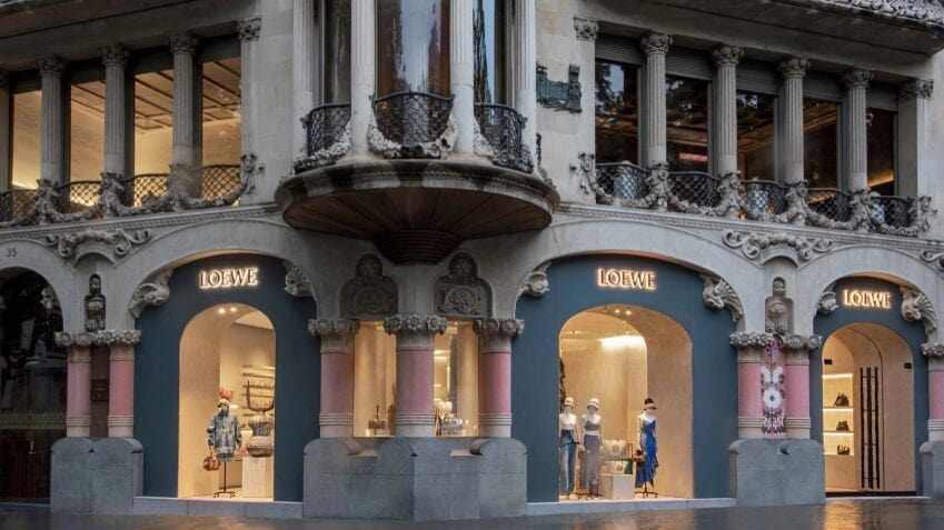 Installation artistique Bambou - Tanabe Chikuunsai IV - Casa Loewe - Barcelone