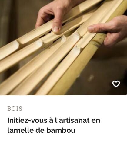 Wecandoo - Atelier Bambou
