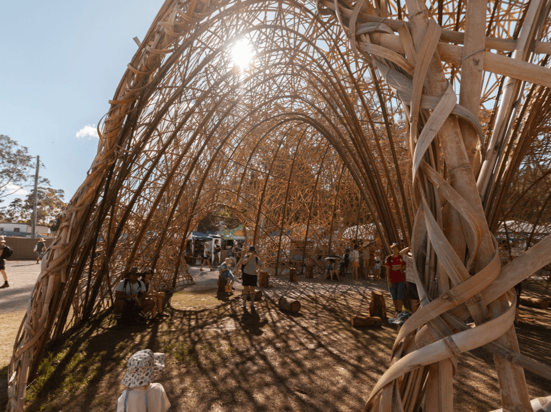 Le projet "Chrysalis" en Bambou par CaveUrban