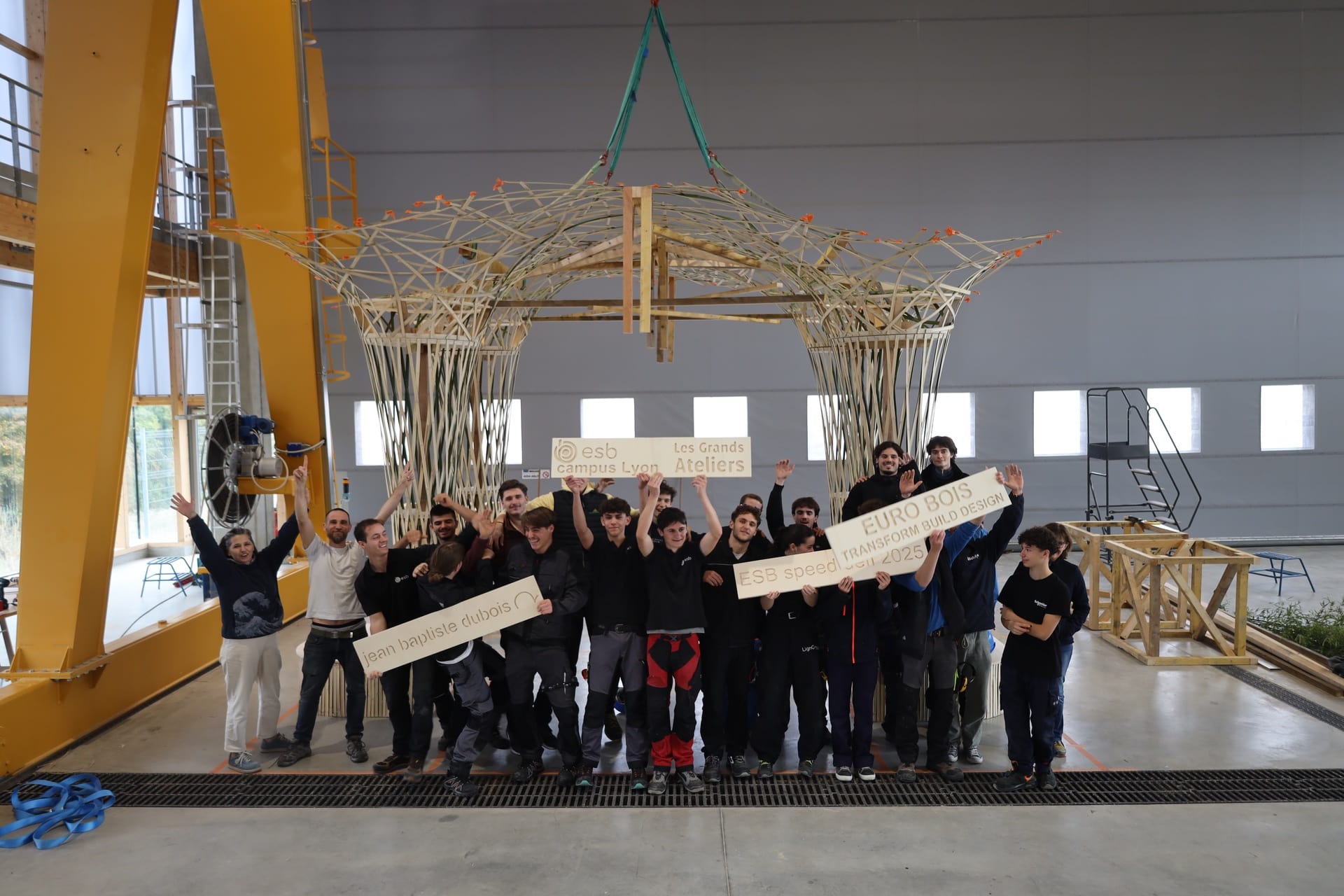 Arche en bambou - Salon Eurobois - Workshop ESB