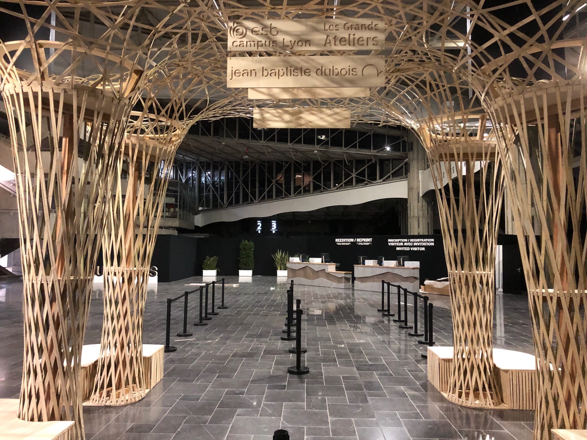 Arche en bambou - Salon Eurobois - Workshop ESB