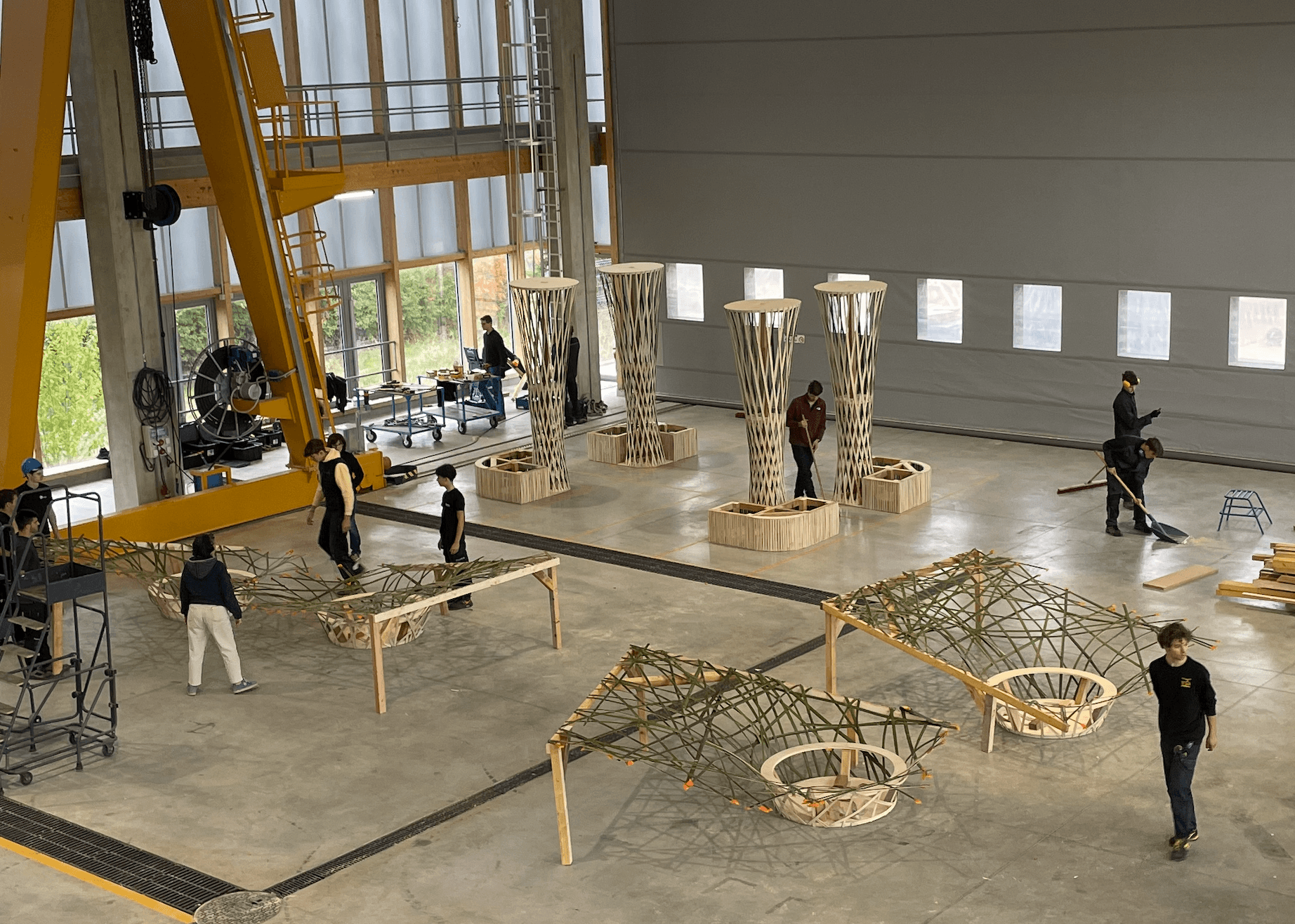 Arche en bambou - Salon Eurobois - Workshop ESB