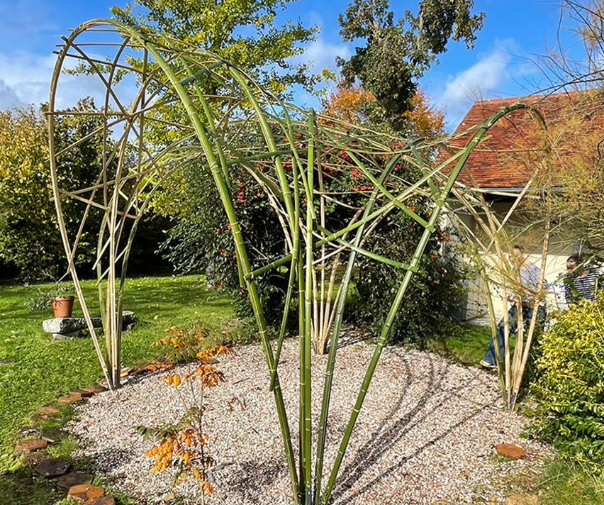 Workshop Ecole Duperré Paris - Pergola Bambou
