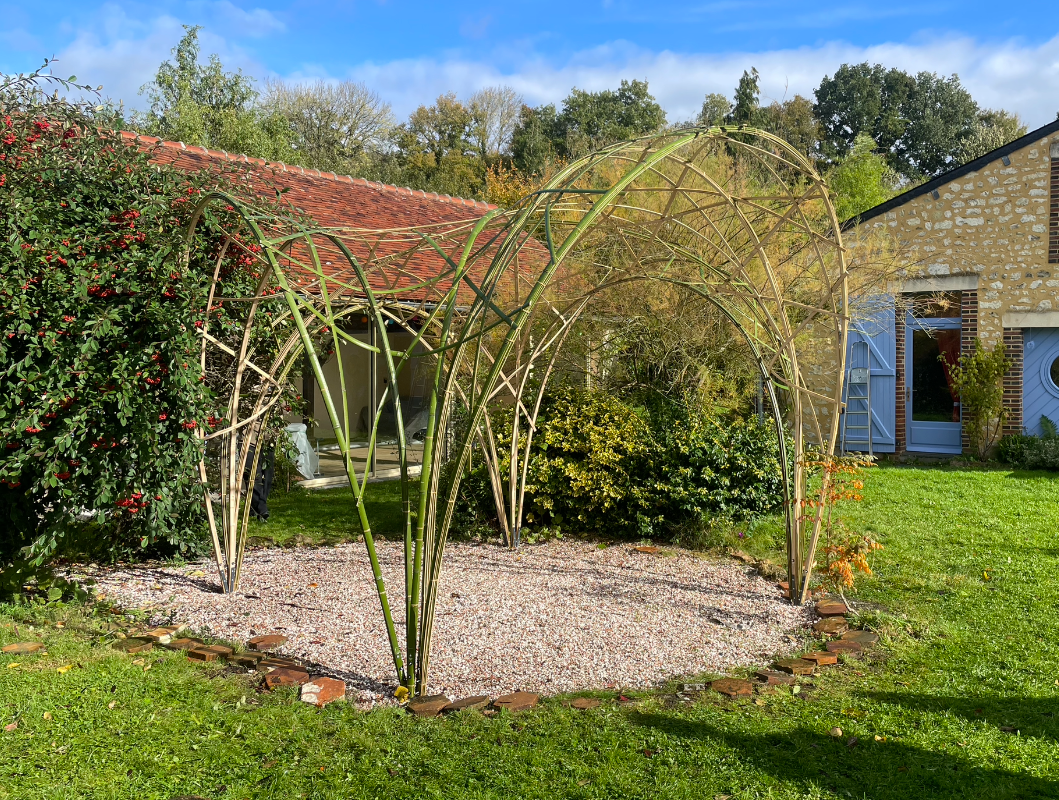 Workshop Ecole Duperré Paris - Pergola Bambou