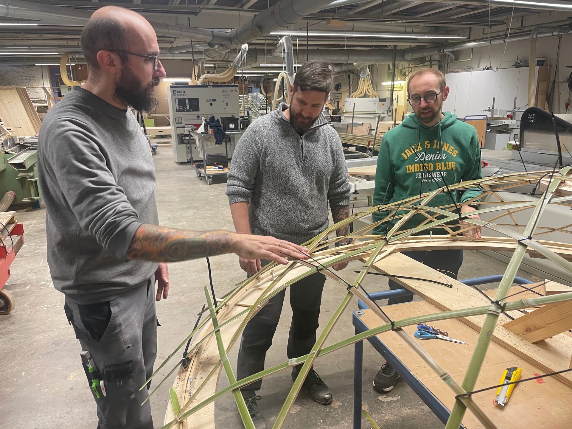 Formation au bambou - Menuiserie Nekto - Belgique