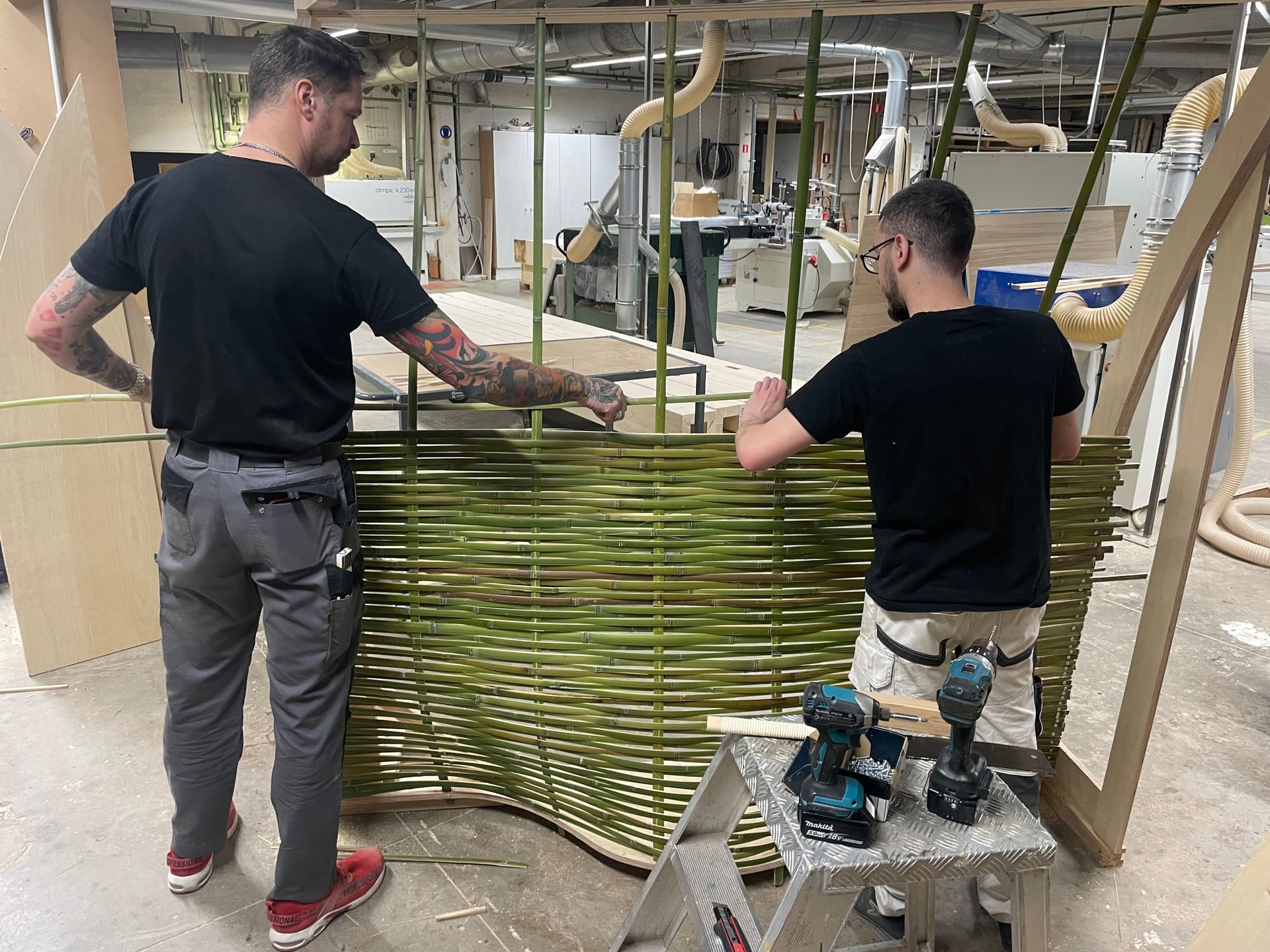 Formation au bambou - Menuiserie Nekto - Belgique