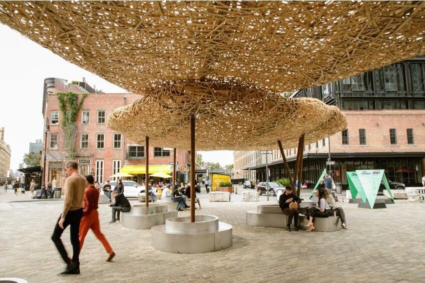 Le pavillon BAMBOO CLOUD créé par le studio llLab