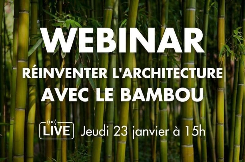 WEBINAR : « Réinventer l&rsquo;architecture avec le bambou »