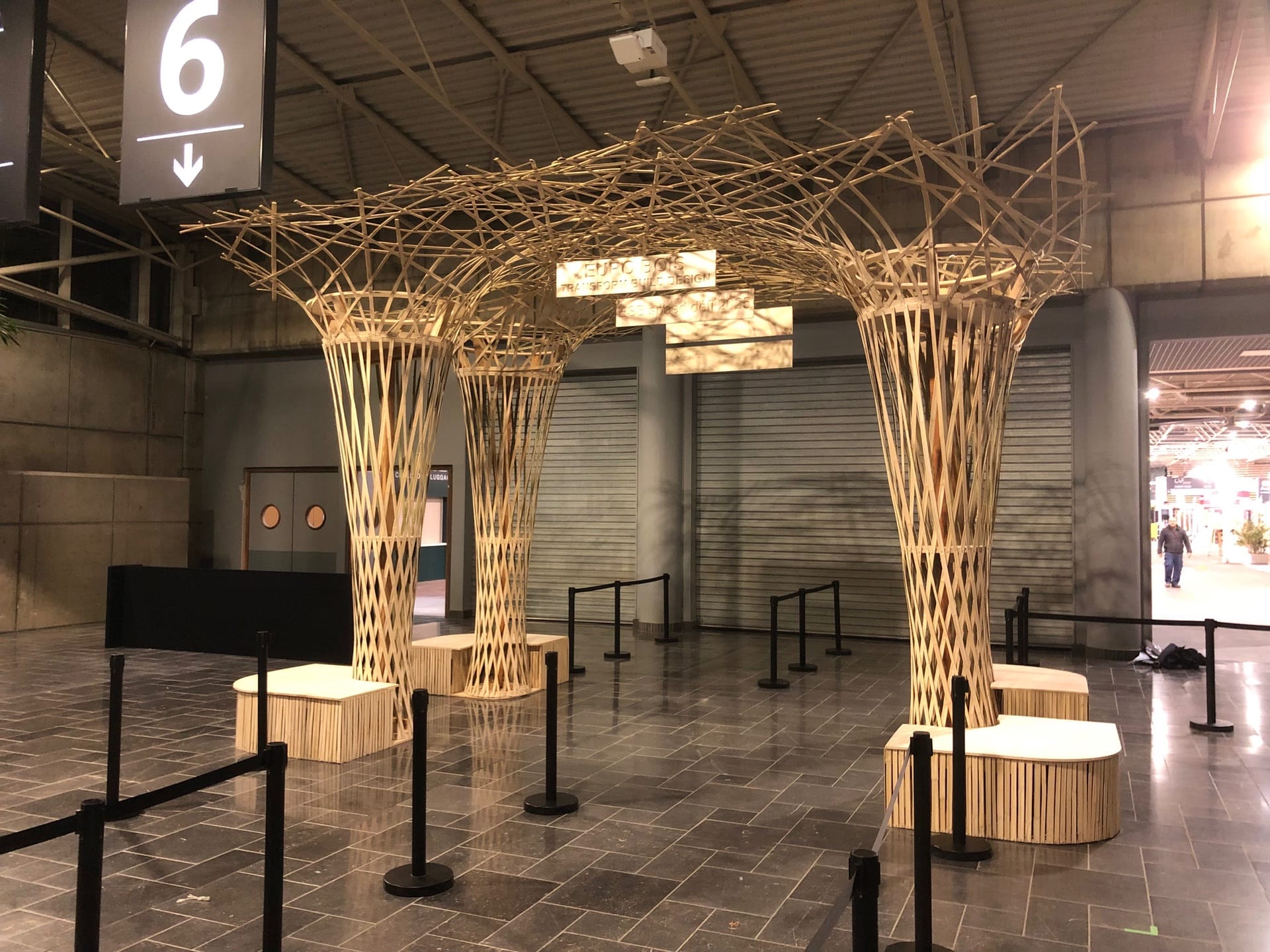 Arche en bambou – Salon Eurobois – Workshop ESB