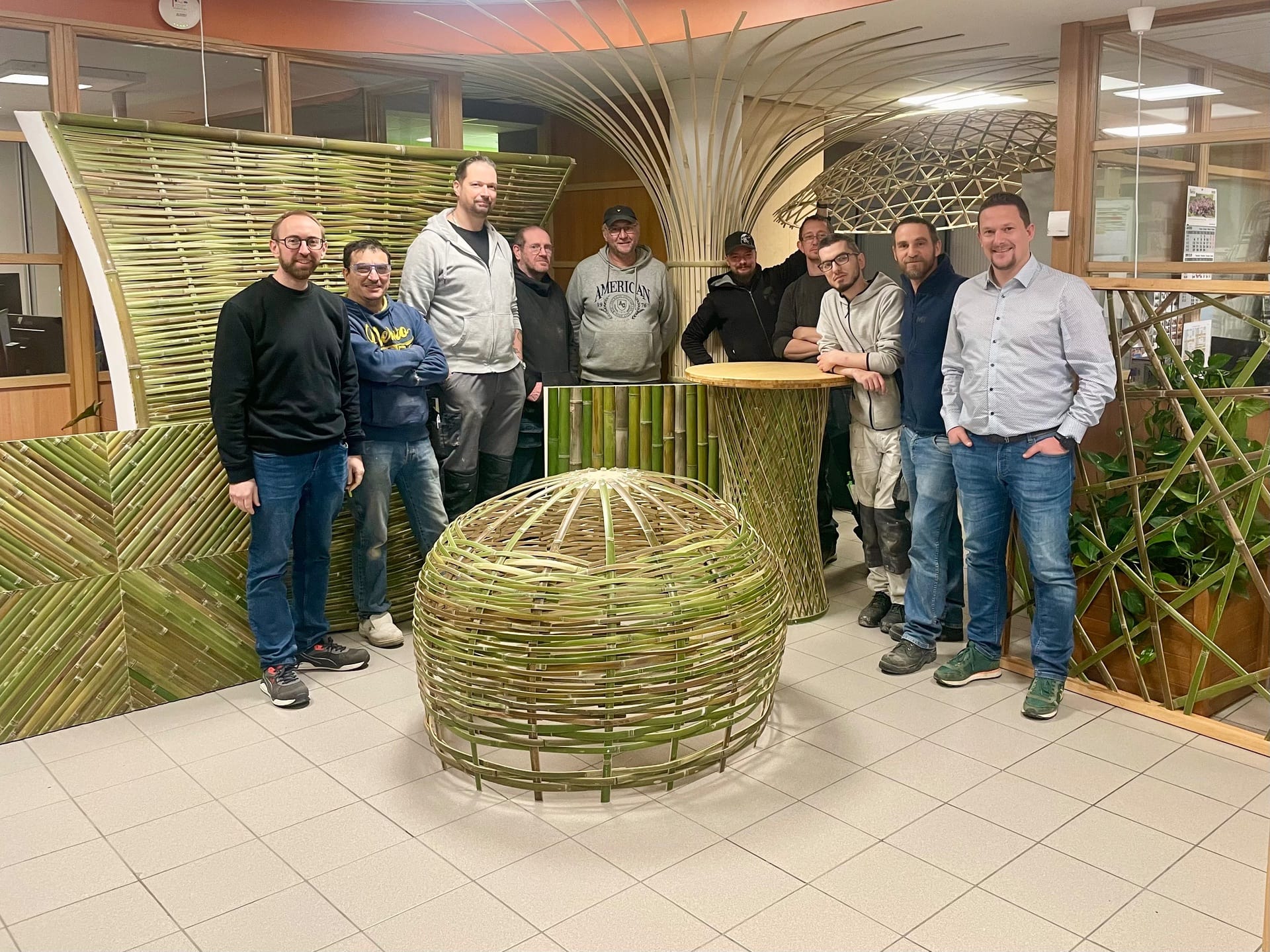 Formation au bambou – Menuiserie Nekto – Belgique